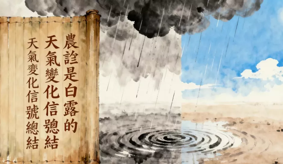 白露的天氣變化信號的精準總結
